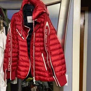 Moncler jacket red women’s size 4